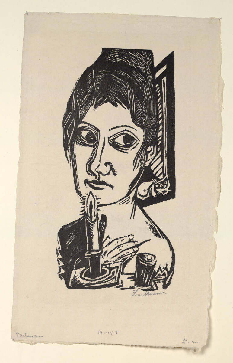 Frau mit Kerze, R.Piper&Co, 1920