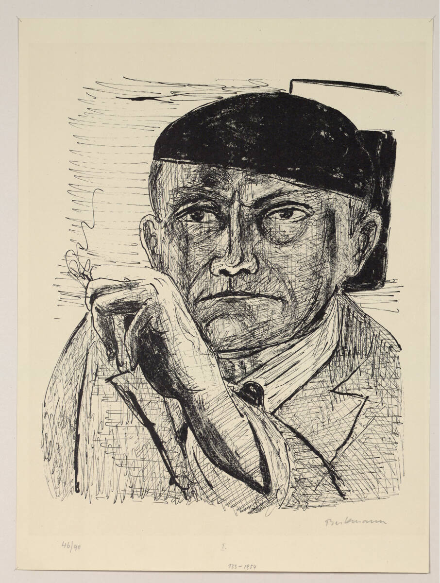Selbstbildnis, Max Beckmann, 1946