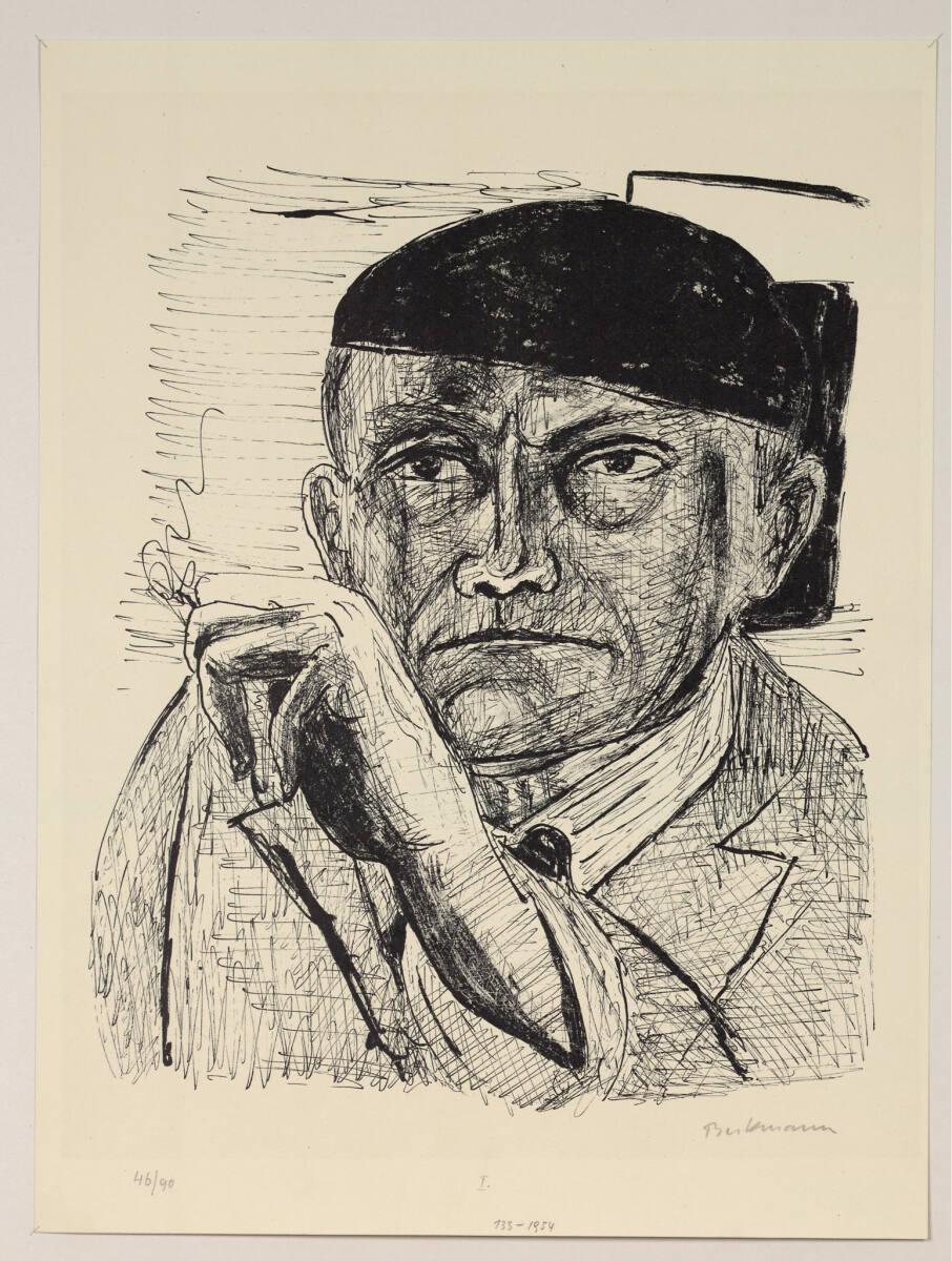 Max Beckmann, Selbstbildnis, Inv. Nr.: DG1954/133