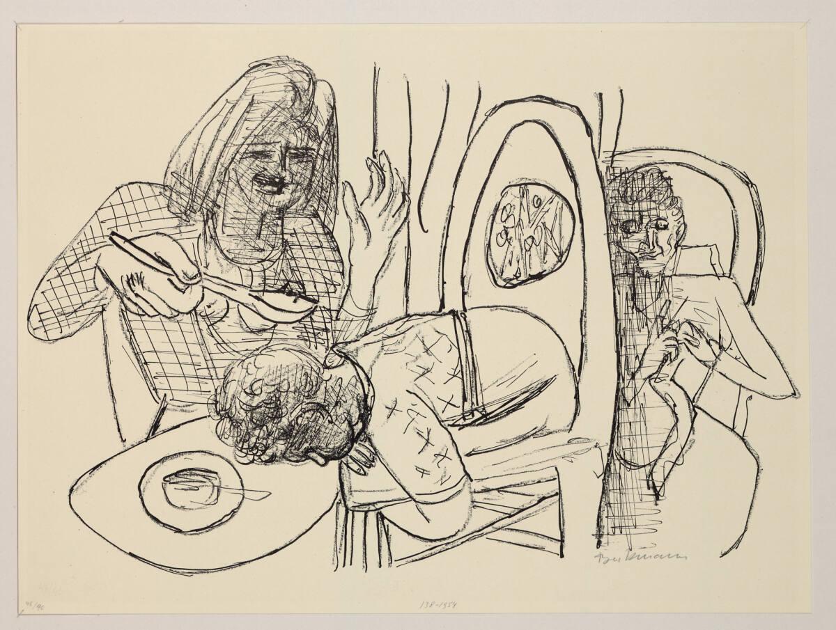 Max Beckmann, Ich mag meine Suppe nicht essen, Inv. Nr.: DG1954/138