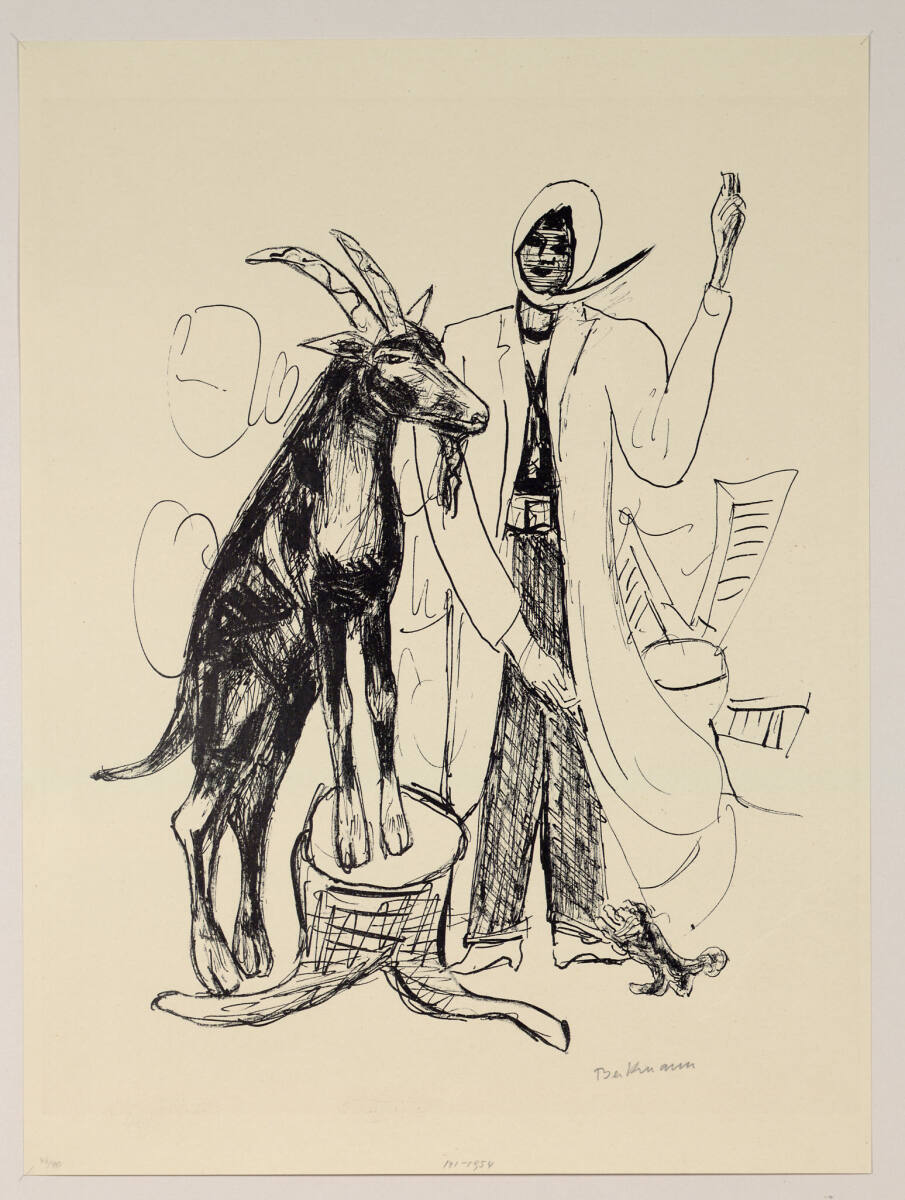 Der Bock, Max Beckmann, 1920