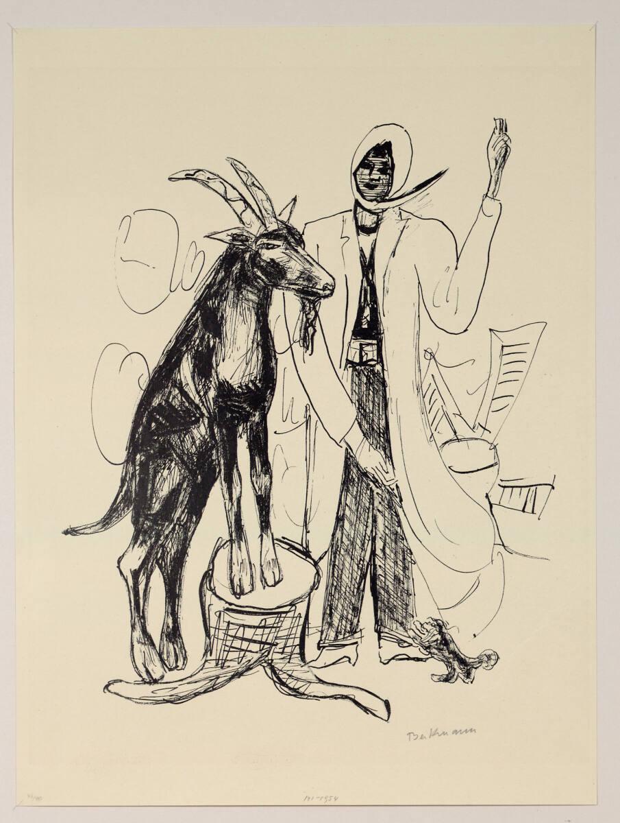 Max Beckmann, Der Bock, Inv. Nr.: DG1954/141