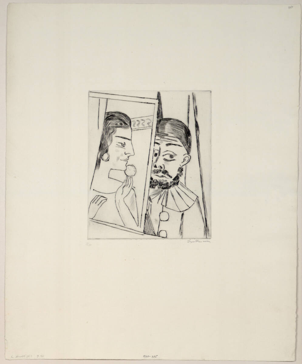 Garderobe, Max Beckmann, 1921