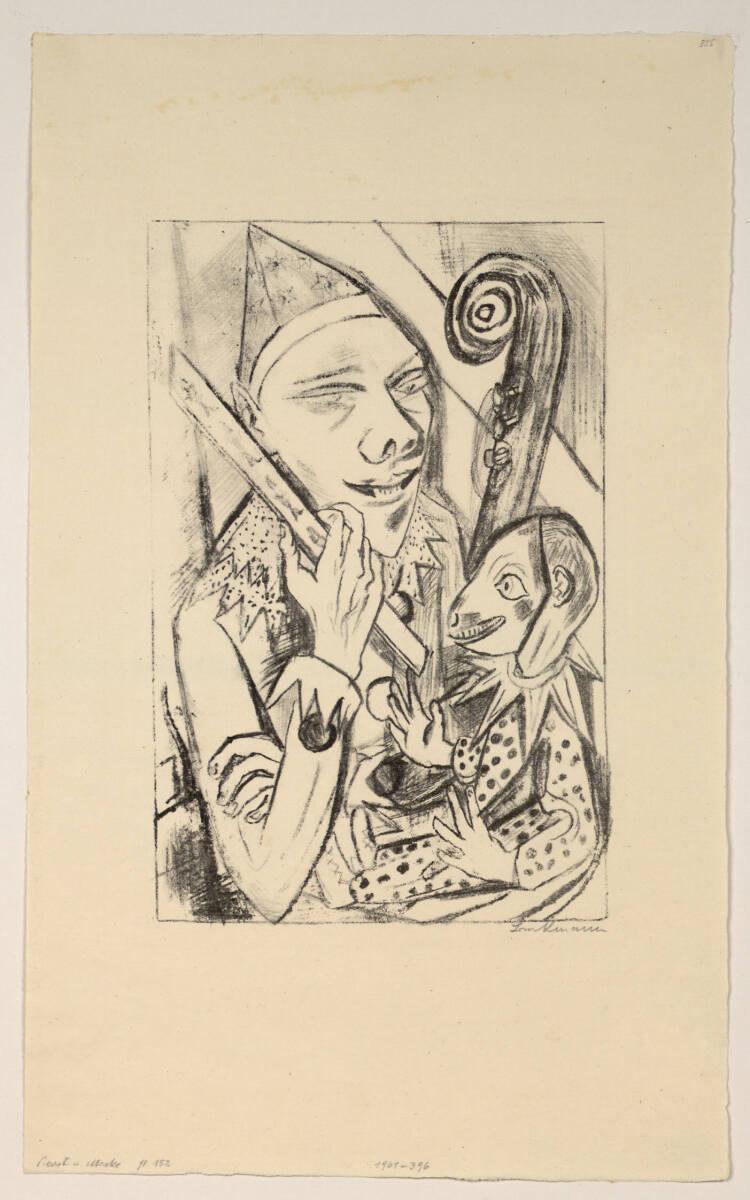 Max Beckmann, Pierot und Maske, Inv. Nr.: DG1961/396