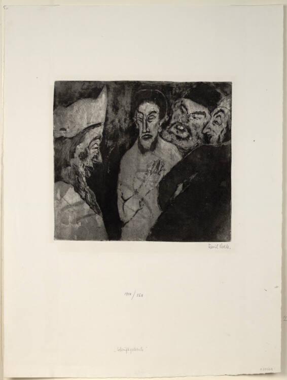 Emil Nolde, Schriftgelehrte, Inv. Nr.: DG1910/568