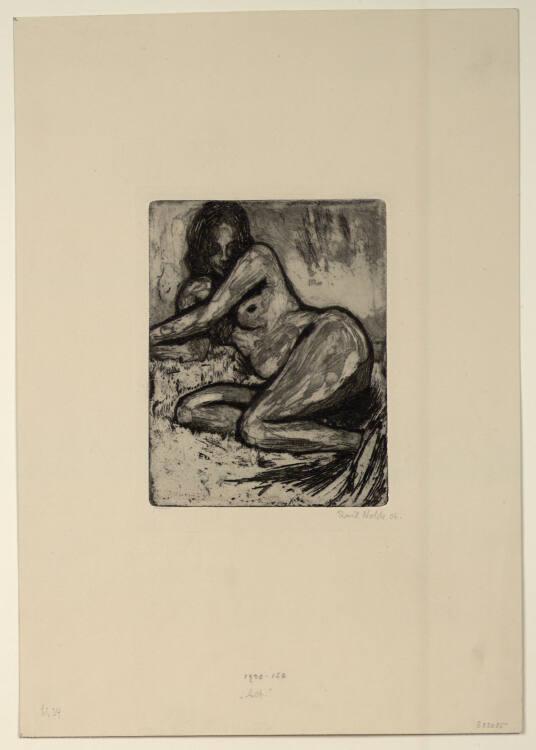 Emil Nolde, Akt, Inv. Nr.: DG1920/150