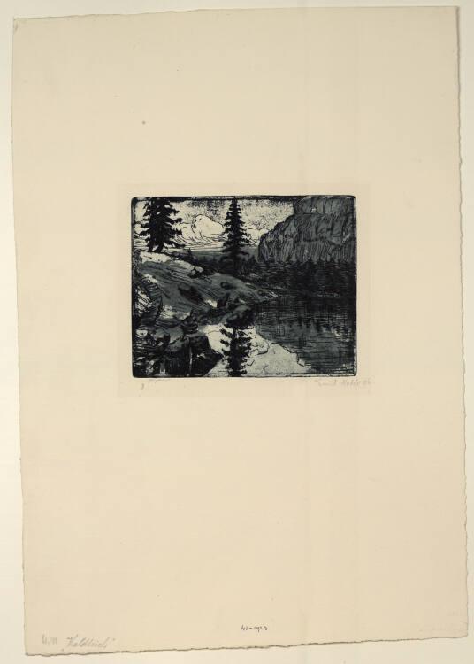 Emil Nolde, Alpensee, Inv. Nr.: DG1923/41