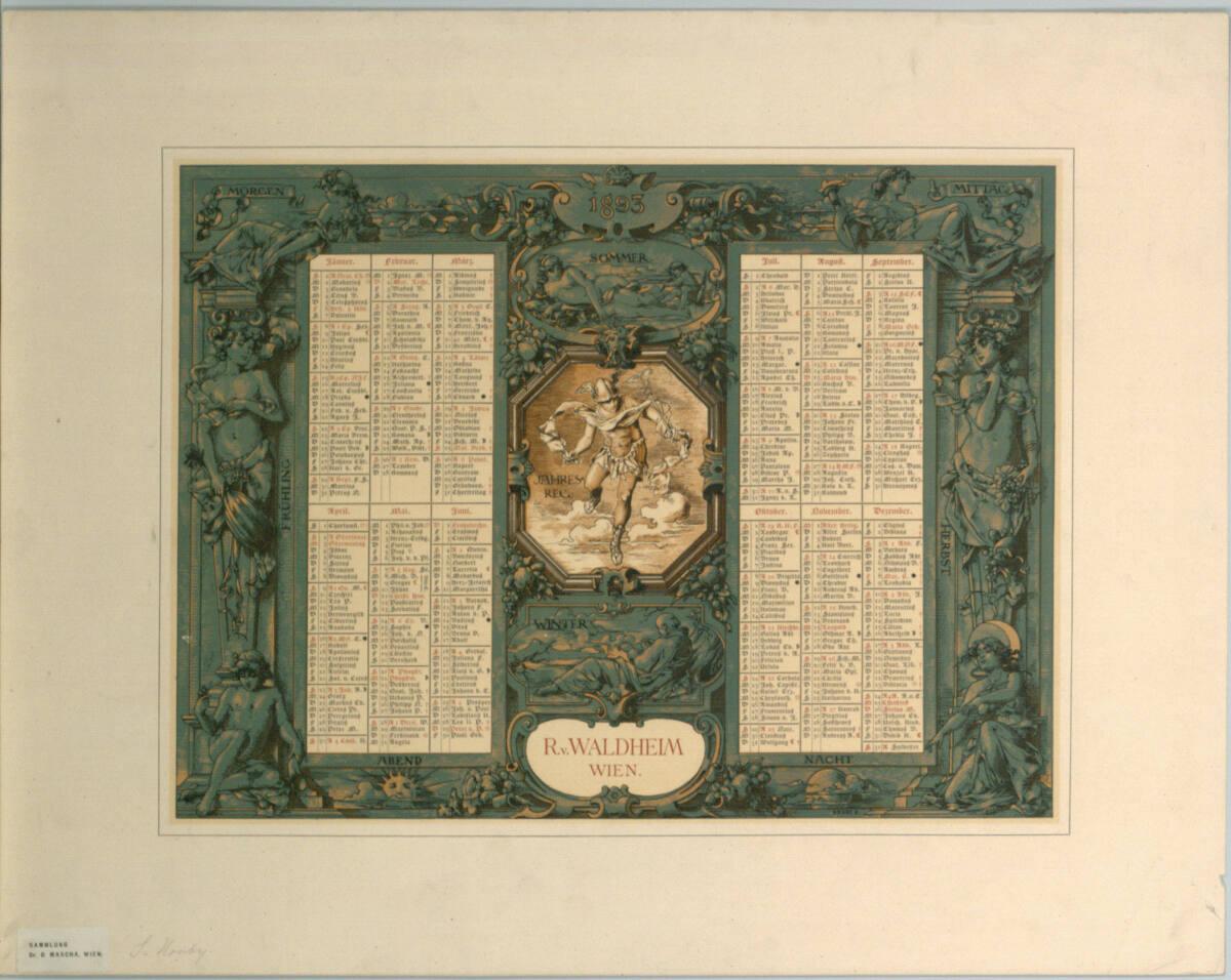 Sergius Hruby, Bildkalender 1893, Inv. Nr.: DG2003/277