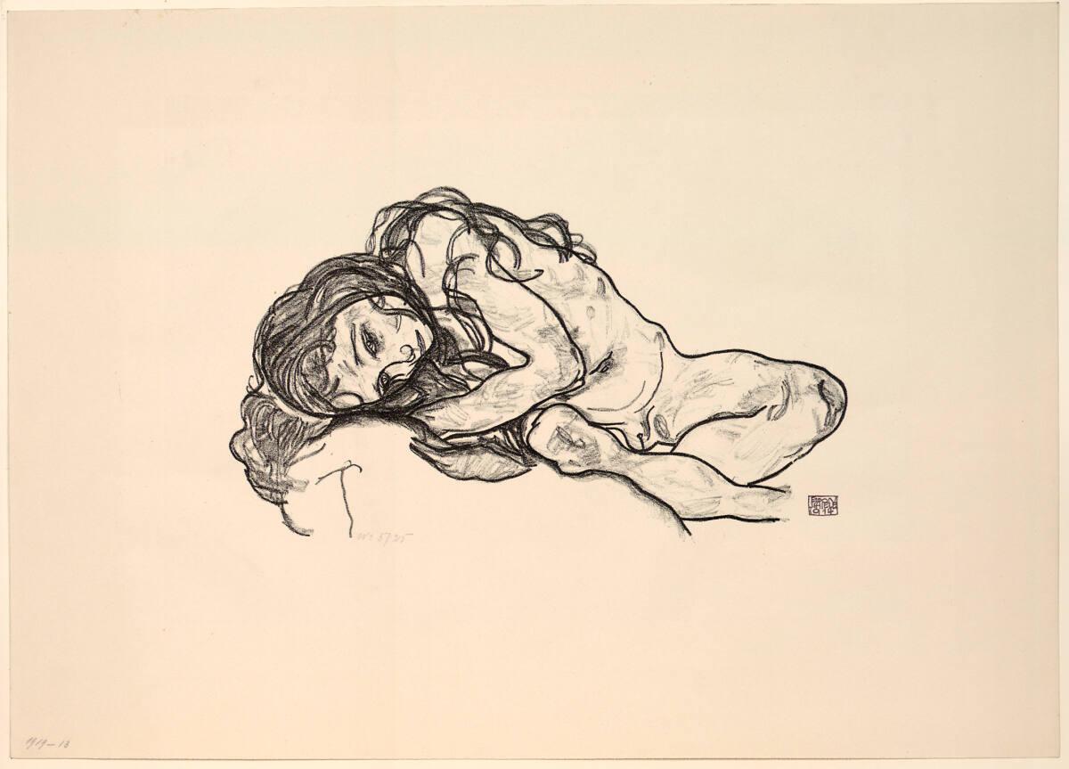 Egon Schiele, Mädchenakt, Inv. Nr.: DG1919/13
