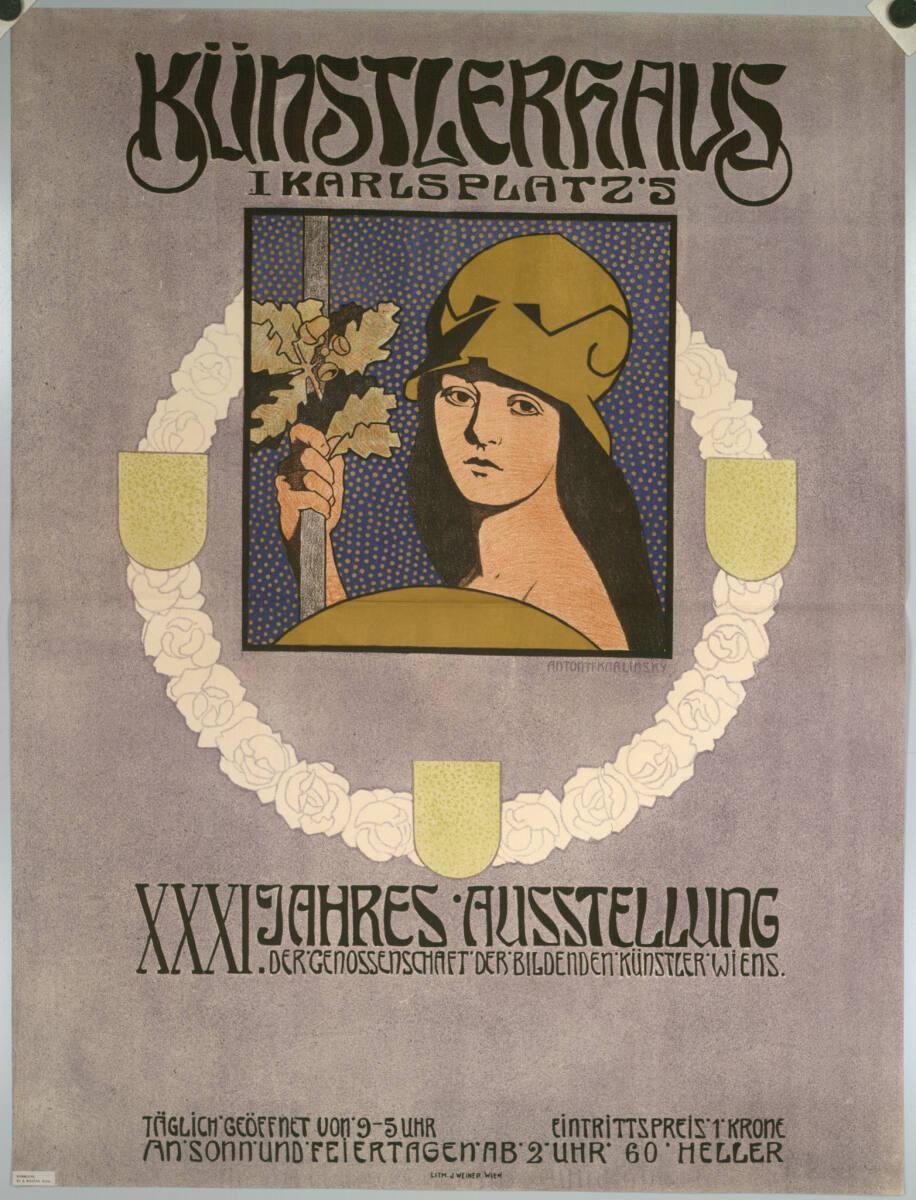 Anton Hans Karlinsky, KÜNSTLERHAUS; XXXI. JAHRES-AUSSTELLUNG, Inv. Nr.: DG2003/483