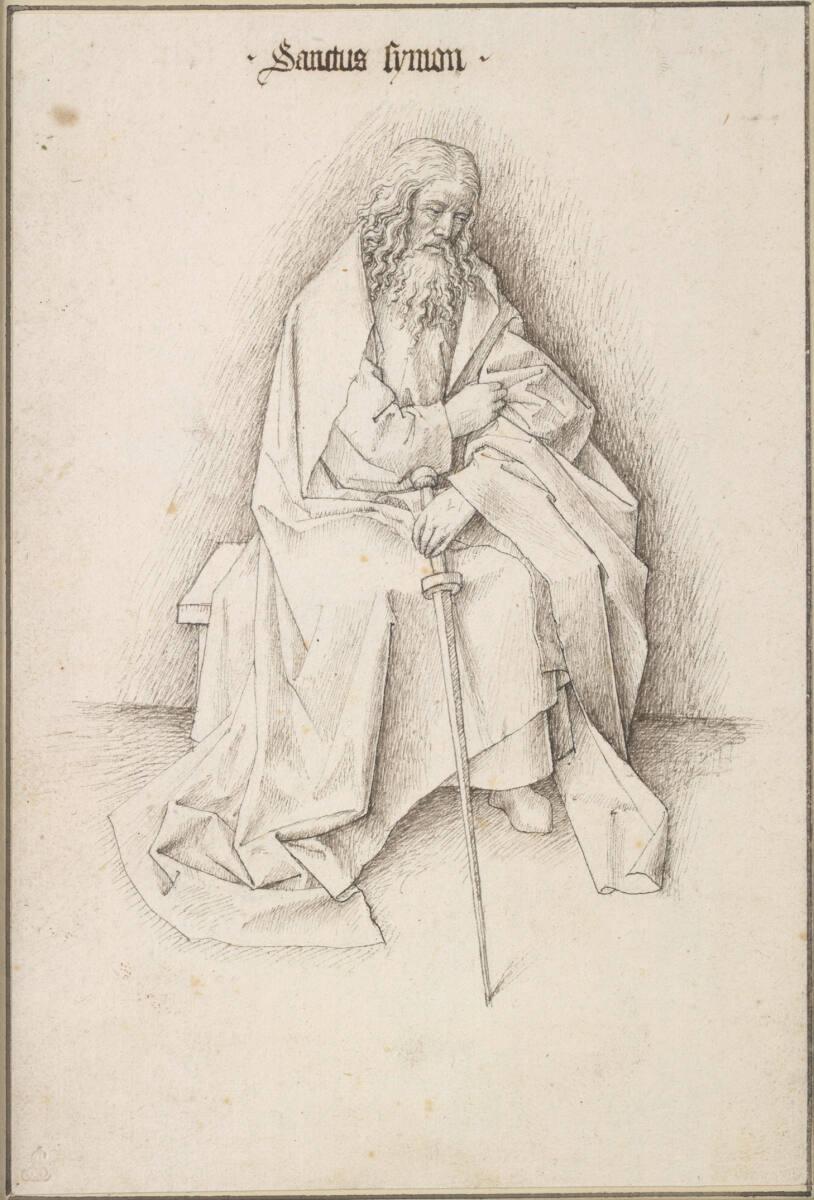 Der Apostel Simon Zelotes, Inv. Nr.: 3041