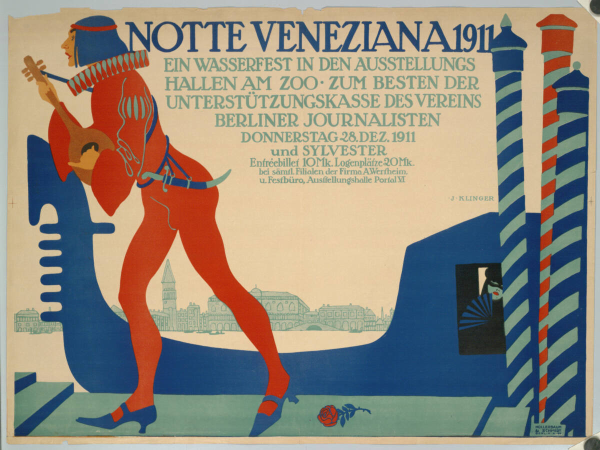 NOTTE VENEZIANA 1911; EIN WASSERFEST IN DEN AUSSTELLUNGSHALLEN AM ZOO, Berlin KunstanstaltHollerbaum&Schmidt, 1908–1911