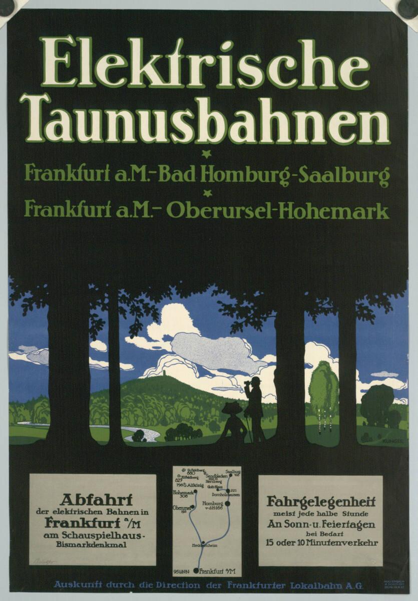 Julius Klinger, Elektrische Taunusbahnen, Inv. Nr.: DG2003/565