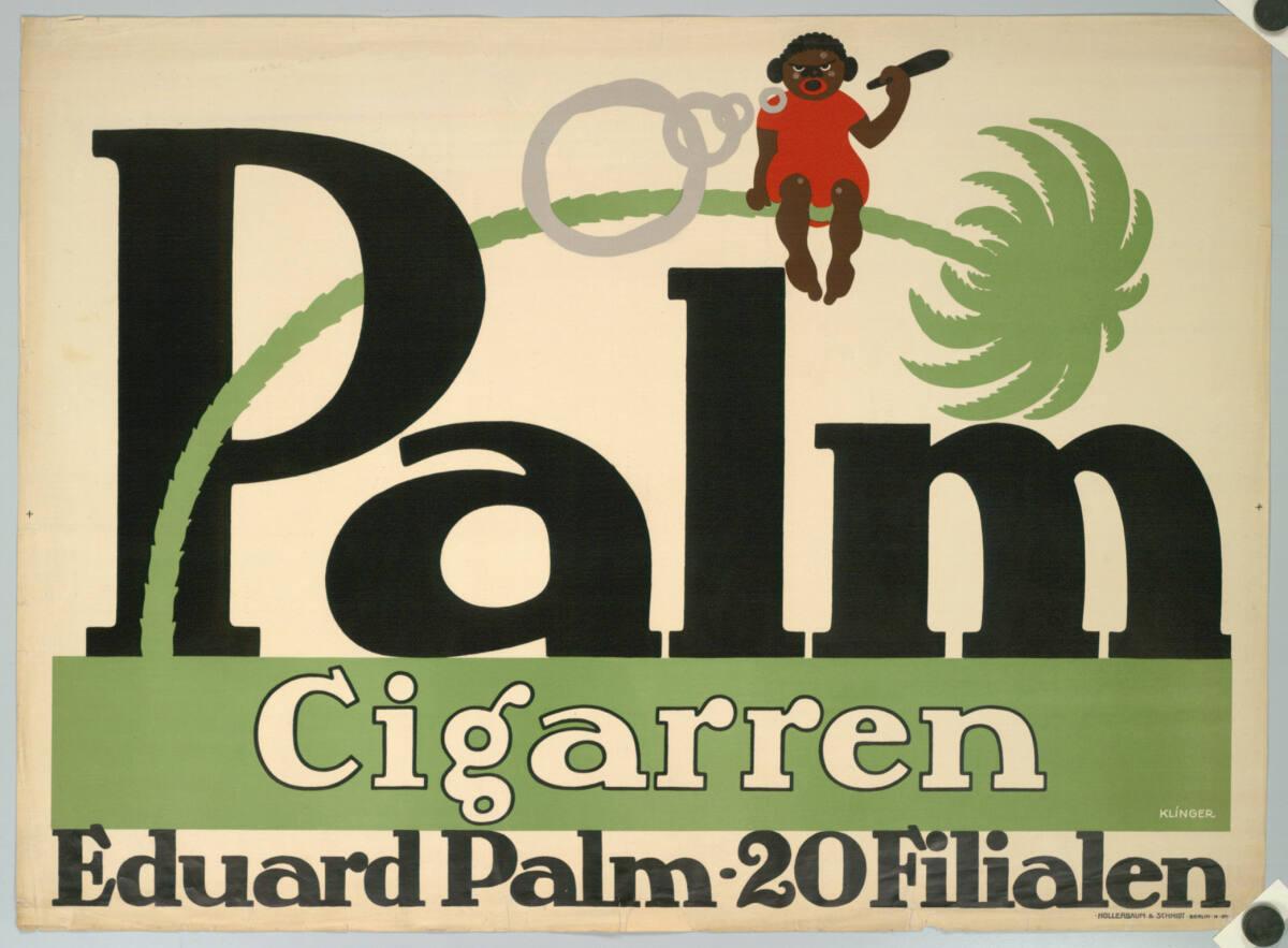 Julius Klinger, Palm Cigarren; Eduard Palm - 20 Filialen, Inv. Nr.: DG2003/572