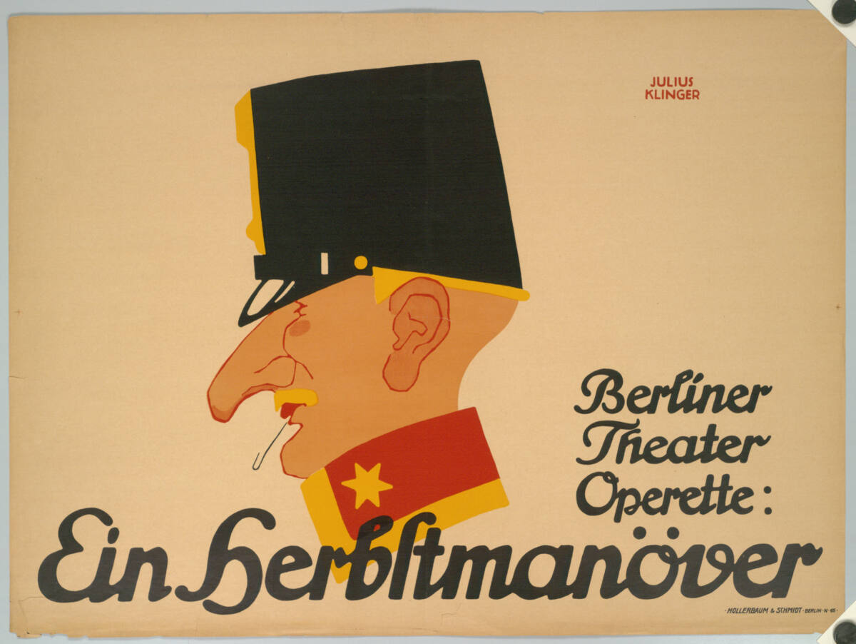 Berliner Theater Operette: Ein Herbstmanöver, Berlin KunstanstaltHollerbaum&Schmidt, 1909