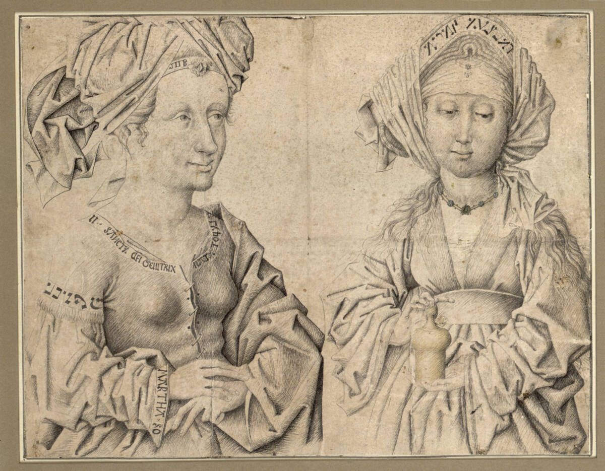 Die heiligen Martha und Maria Magdalena, OberrheinischerMeister