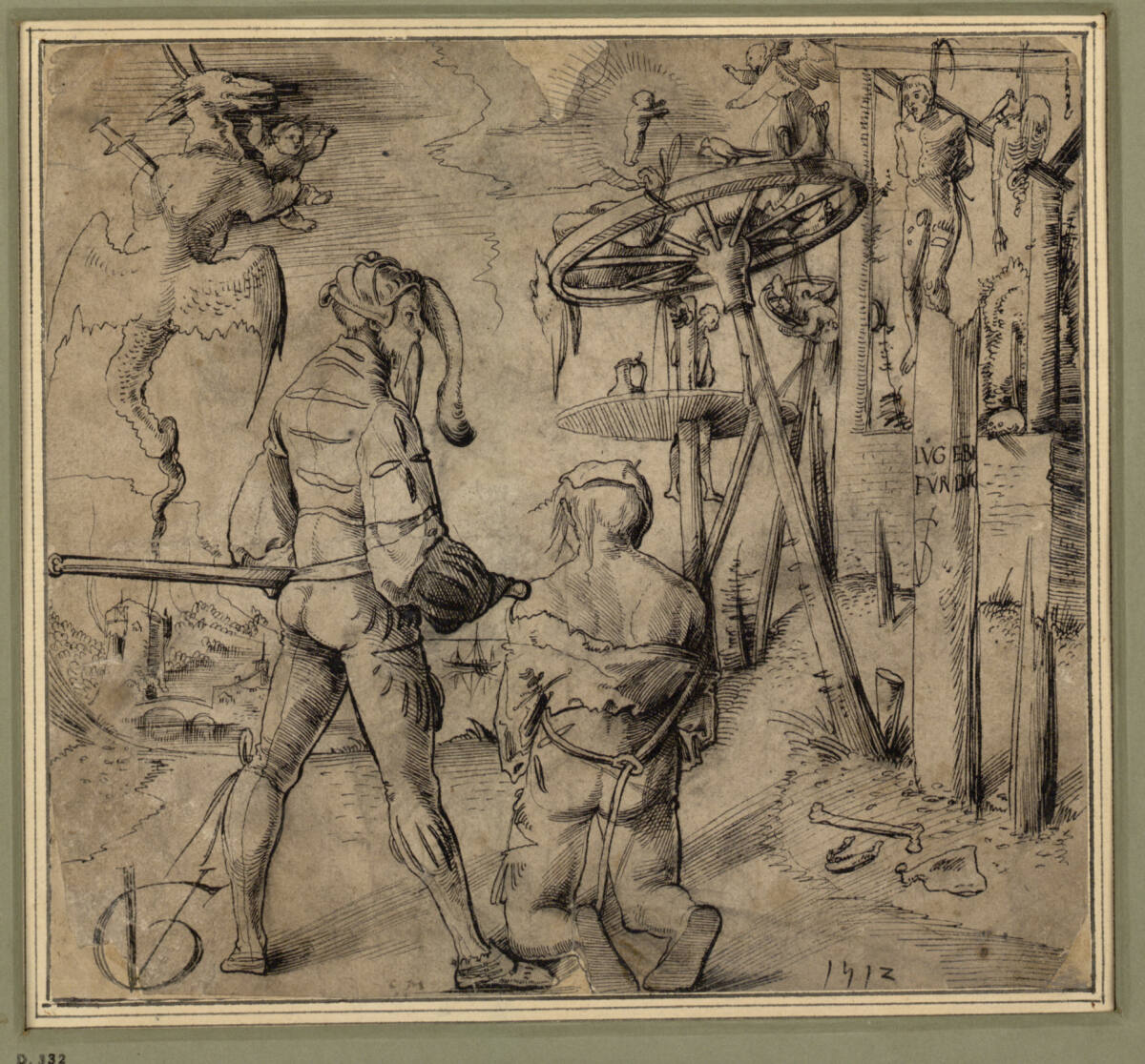Richtstätte, Urs Graf senior, 1512