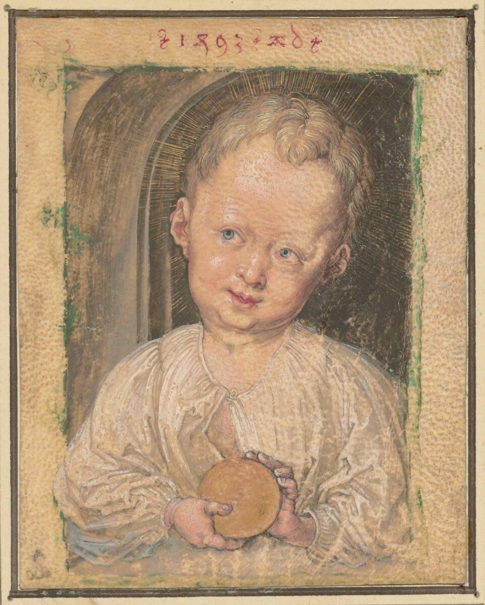 Albrecht Dürer, Der Jesusknabe als Erlöser, Inv. Nr.: 3059