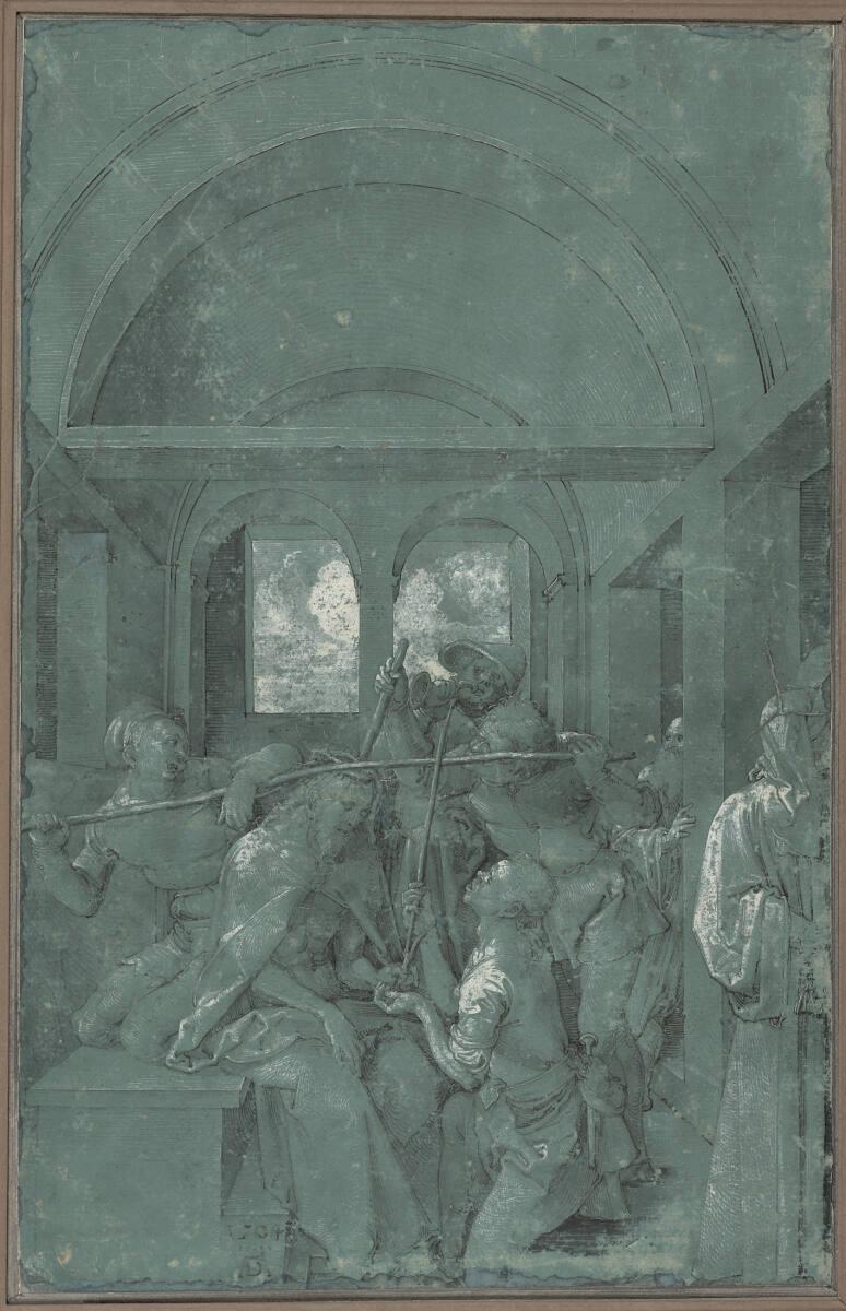 Die Grüne Passion - Dornenkrönung Christi, Albrecht Dürer, 1504