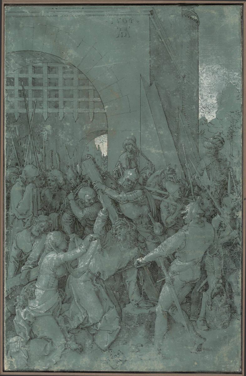 Die Grüne Passion - Kreuztragung, Albrecht Dürer, 1504