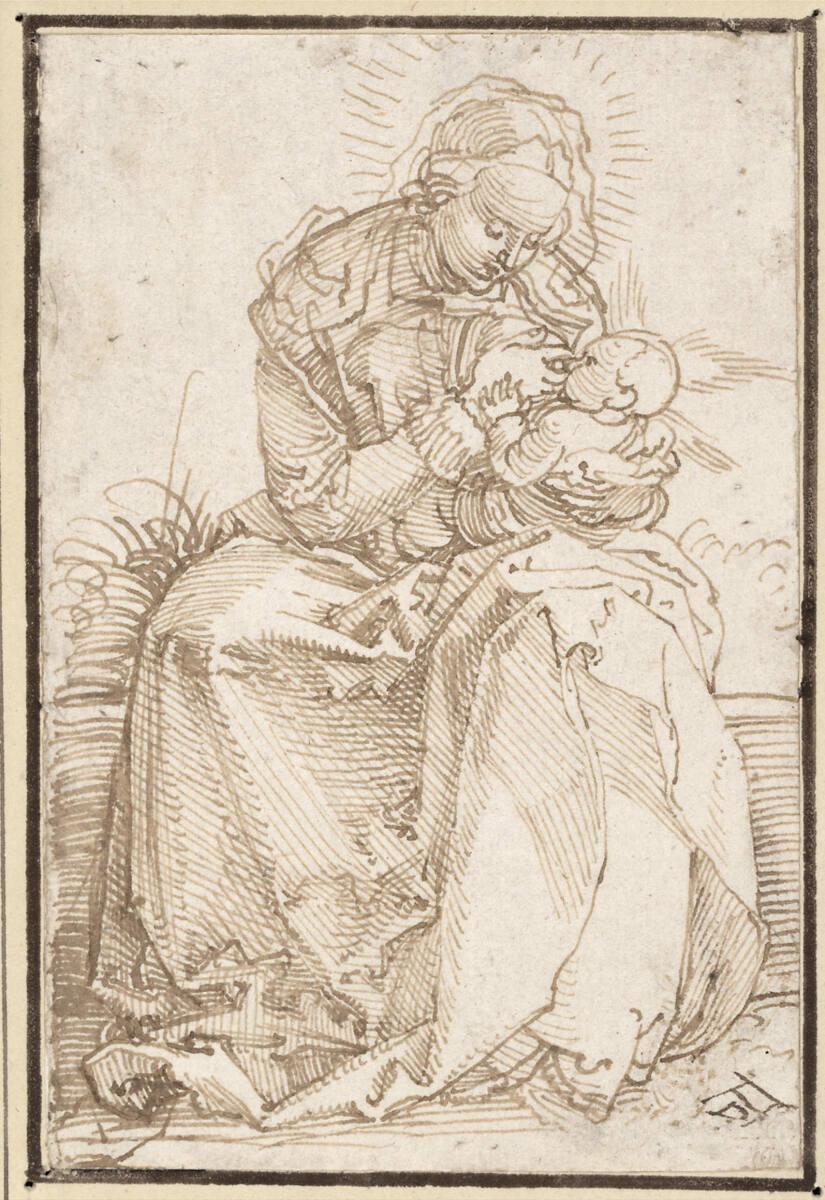 Albrecht Dürer, Maria, das Kind stillend, Inv. Nr.: 3131