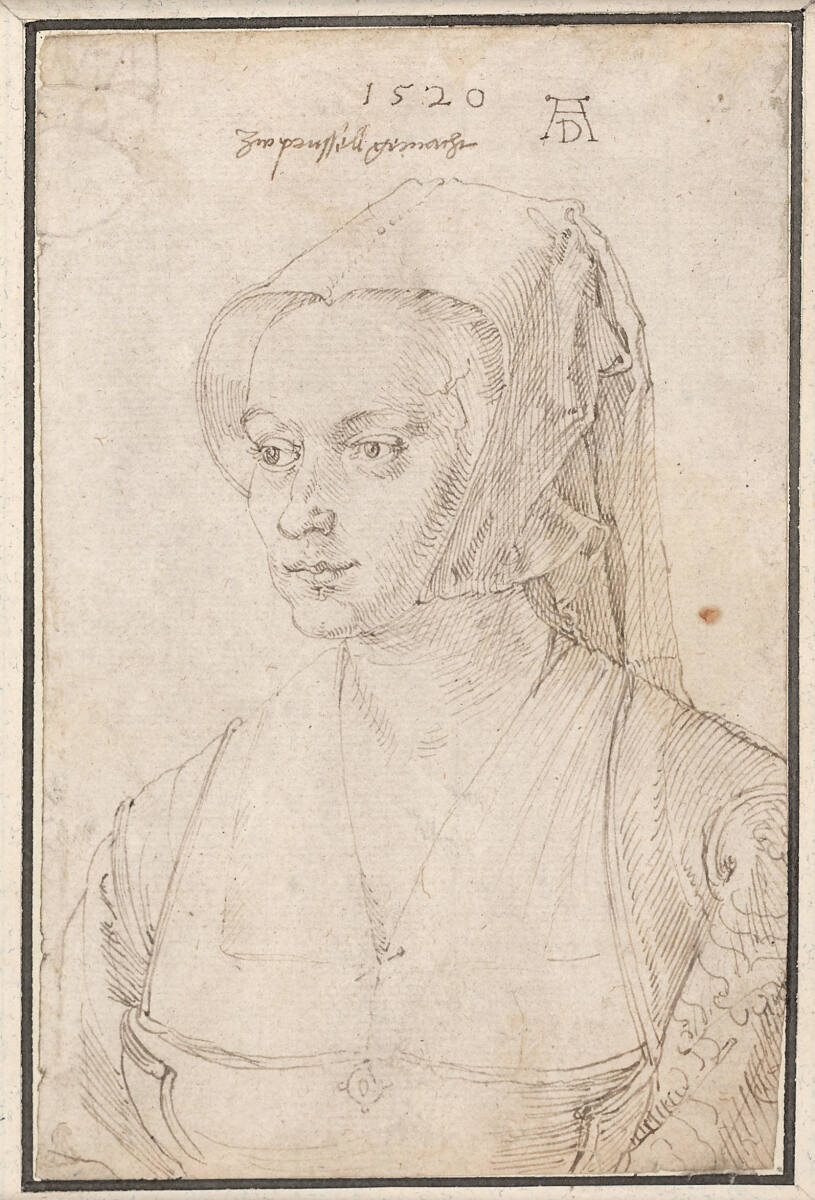 Eine Brüsseler Dame, Albrecht Dürer, 1520