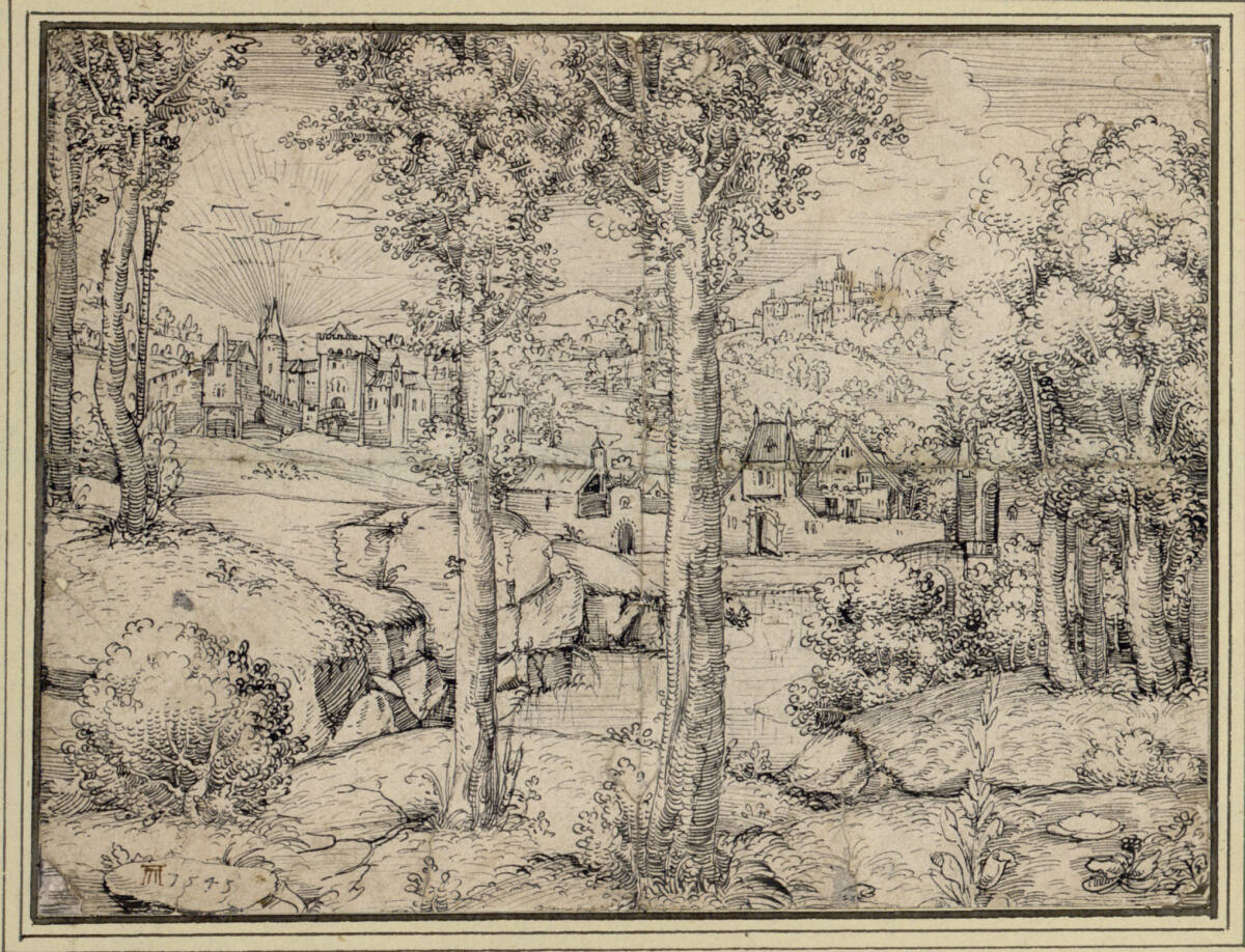 Landschaft, Albrecht Altdorfer, 1543