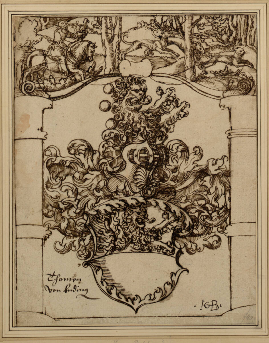 Wappen Thomas von Endingen (Scheibenriss), StraßburgerMeister