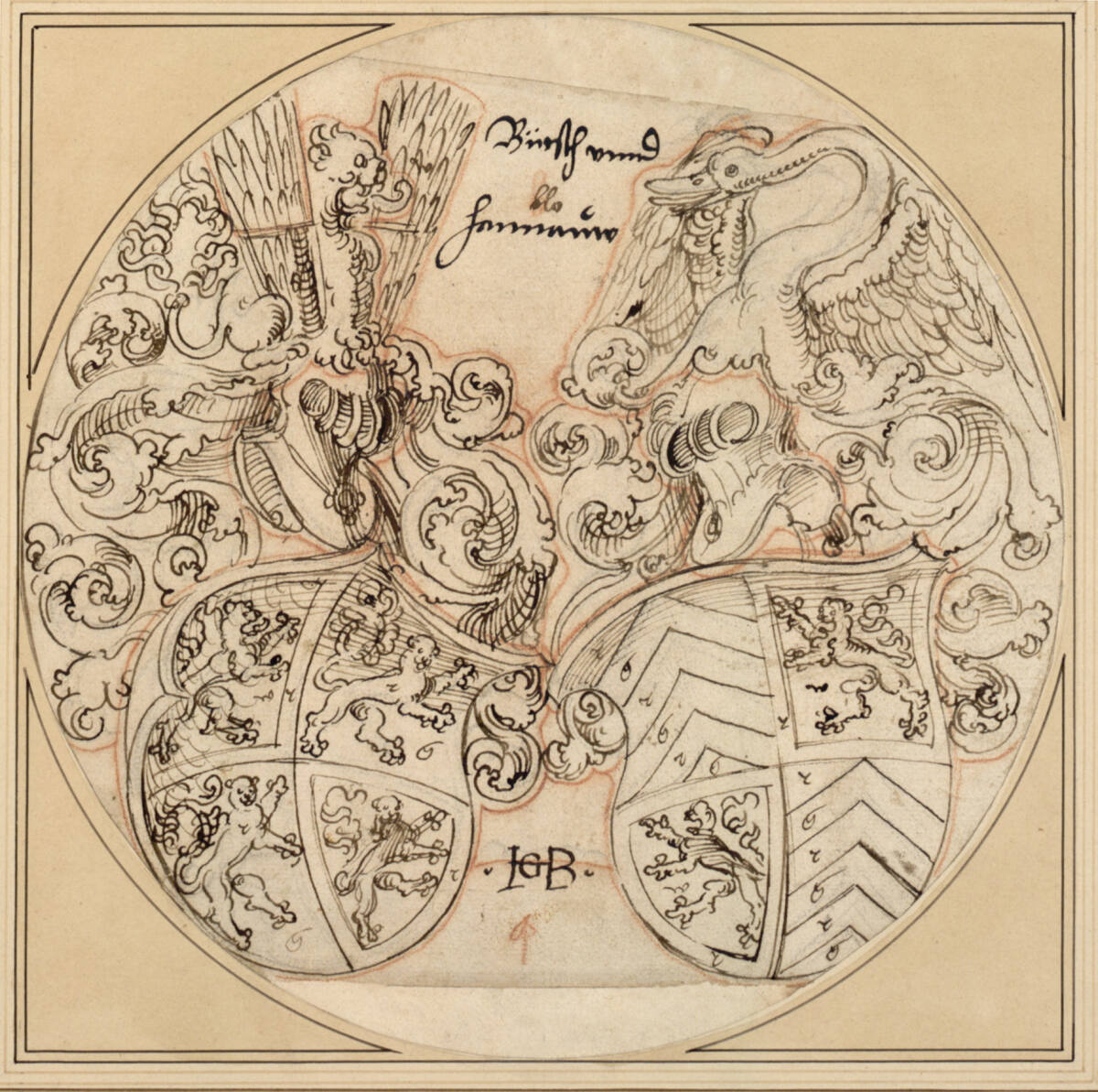 Wappen Bitsch-Hanau (Scheibenriss), StraßburgerMeister