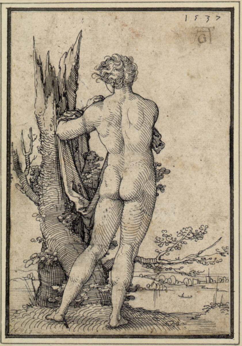 Ein Männerakt, NürnbergerMeister, 1537