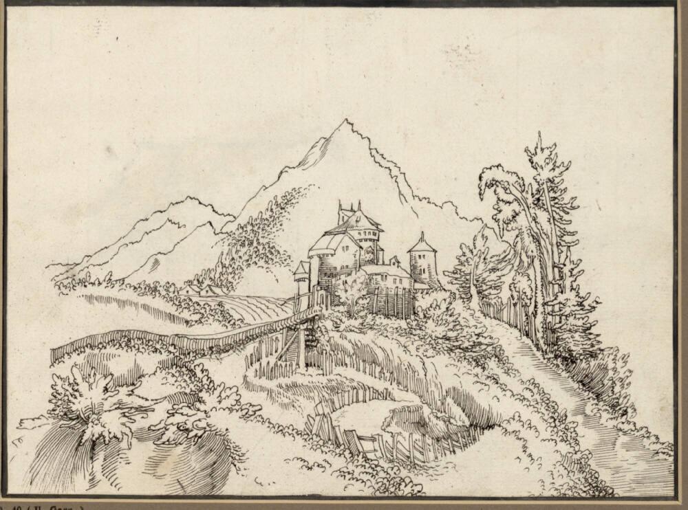 Anonym, Landschaft mit dem Traunstein, Inv. Nr.: 3268