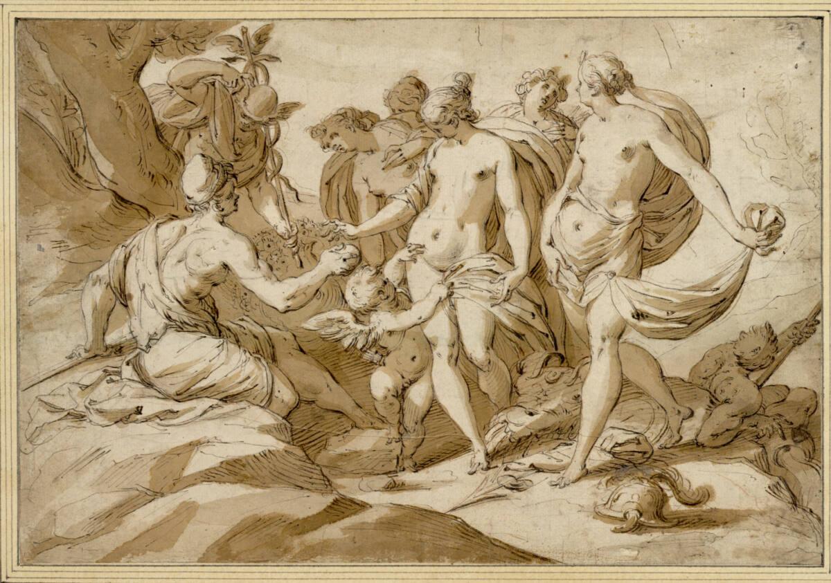 Hans von Aachen, Das Urteil des Paris, Inv. Nr.: 3292
