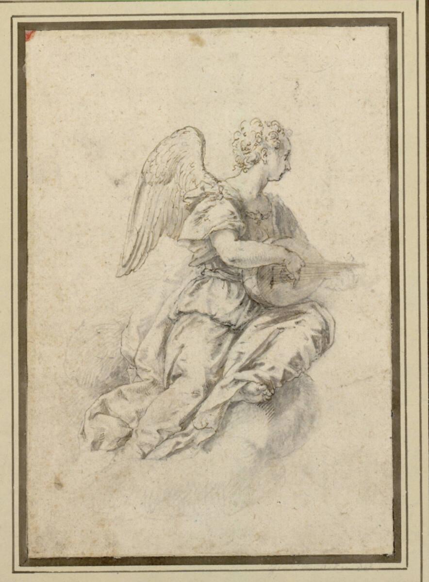 Christoph Schwarz, Lautespielender Engel, Inv. Nr.: 3313