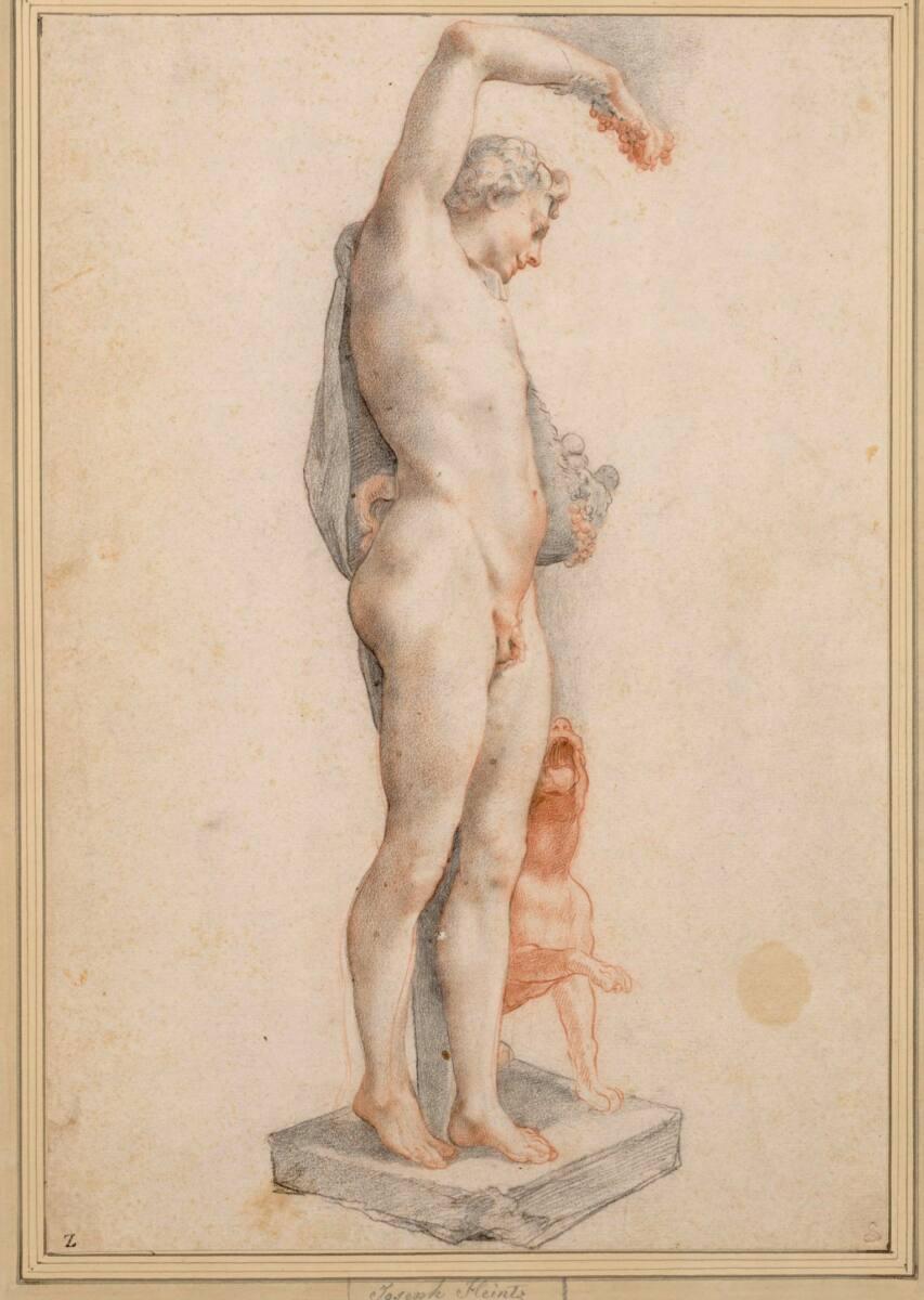 Joseph Heintz d. Ä., Bacchus mit dem Panther (nach einer antiken Statue), Inv. Nr.: 3321