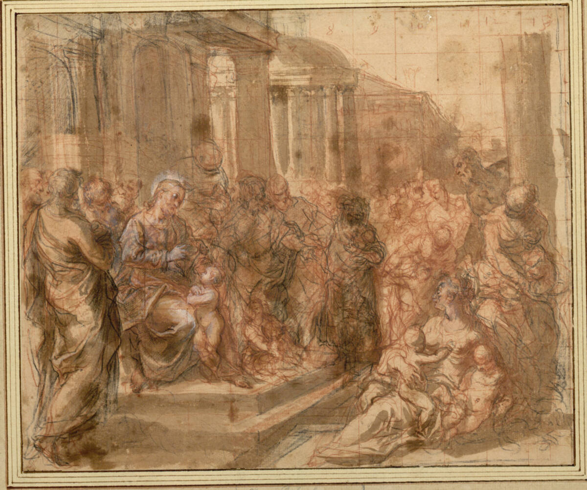 Christus als Kinderfreund, Hans Rottenhammer, 1597–1598