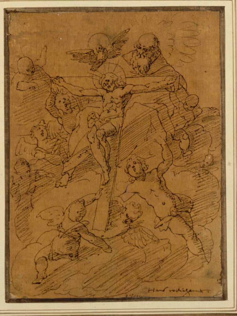 Der Gnadenstuhl in den Wolken, Hans Rottenhammer
