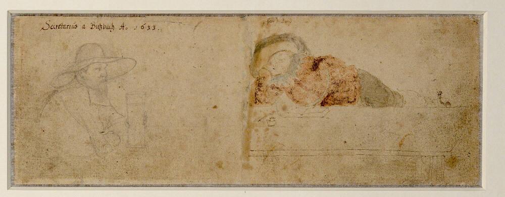 Valentin Wagner, Reiseskizzenbuch: Der Sekretär zu Butzbach, Inv. Nr.: 3388v
