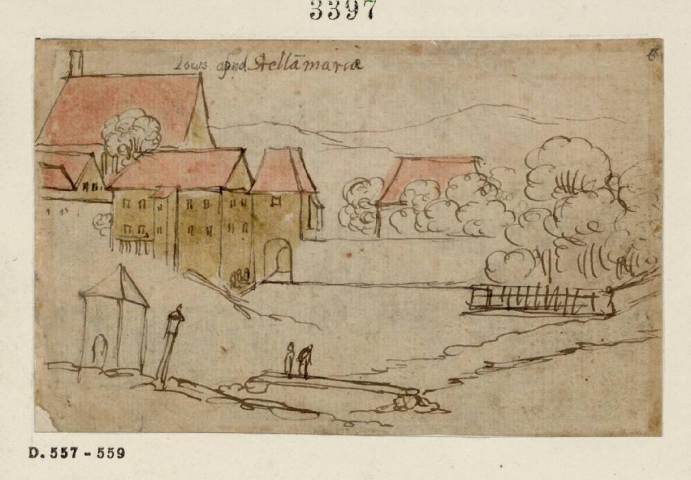 Valentin Wagner, Reiseskizzenbuch: Marienstein, Inv. Nr.: 3397r