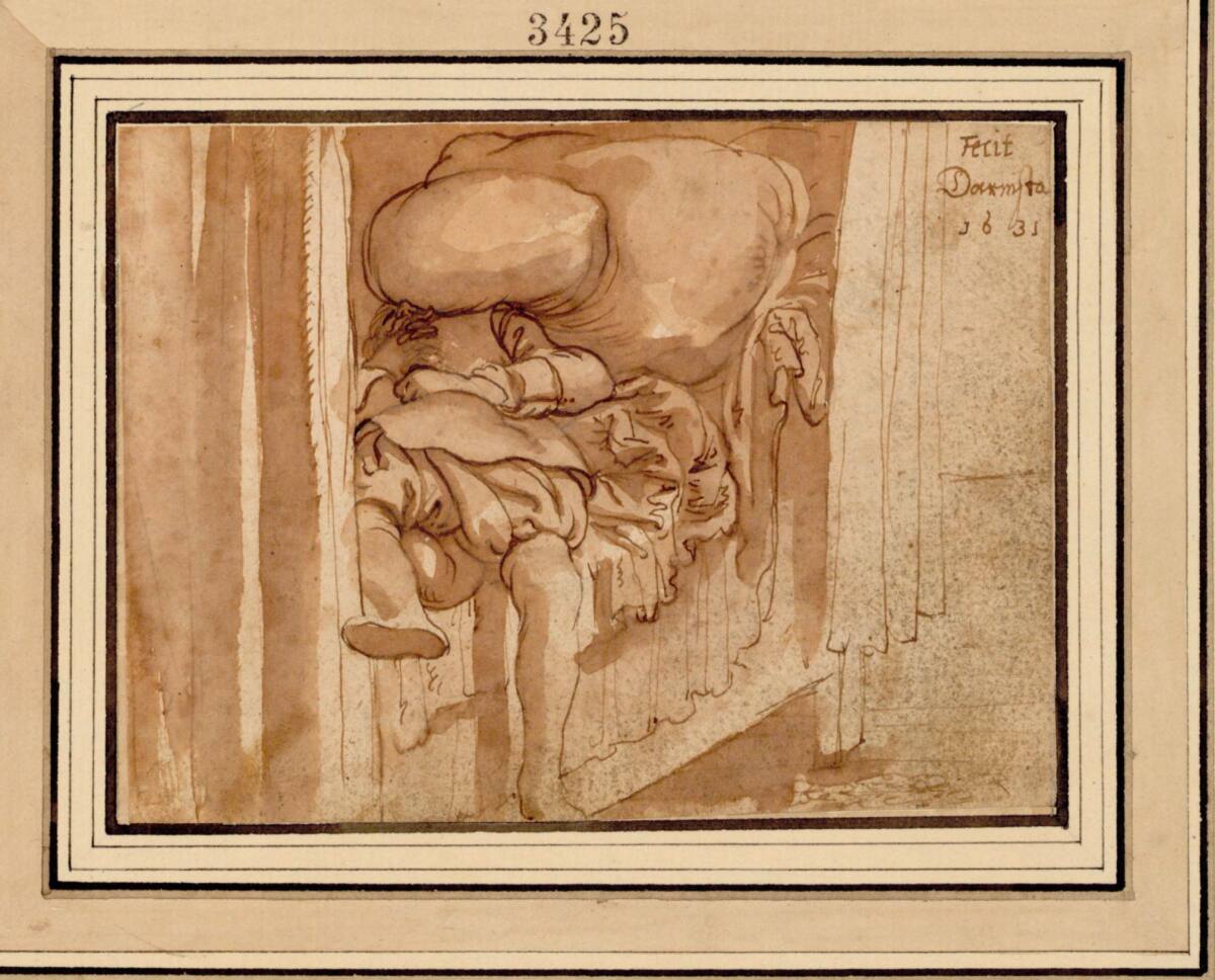 Reiseskizzenbuch: Der tiefe Schlaf, 1631