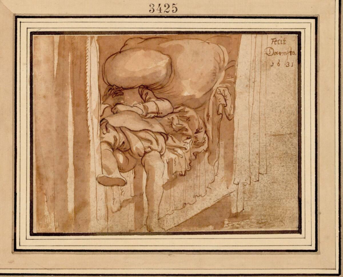 Valentin Wagner, Reiseskizzenbuch: Der tiefe Schlaf, Inv. Nr.: 3425