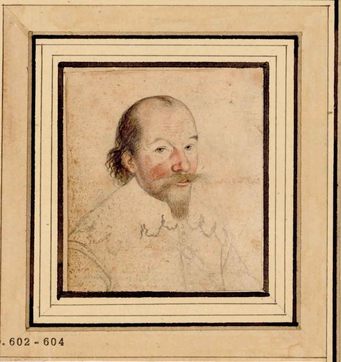 Valentin Wagner, Reiseskizzenbuch: Bildnis eines älteren Herren, Inv. Nr.: 3442