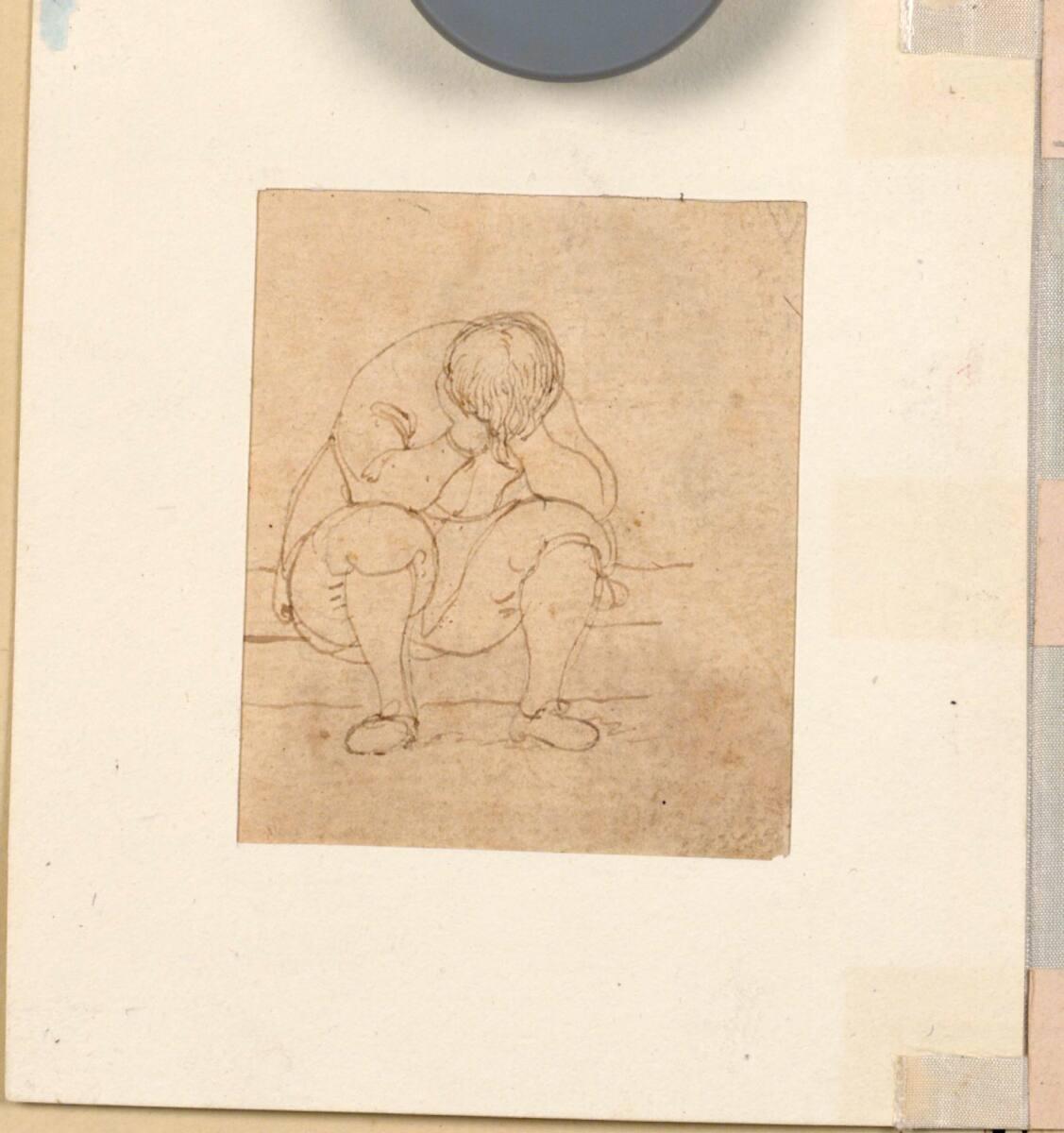 Valentin Wagner, Reiseskizzenbuch: Schlummernder, Inv. Nr.: 3443v