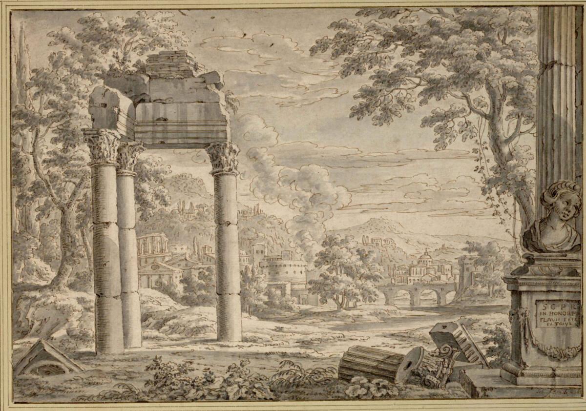 Johann Franciscus Ermels, Ruinenlandschaft, Inv. Nr.: 3540