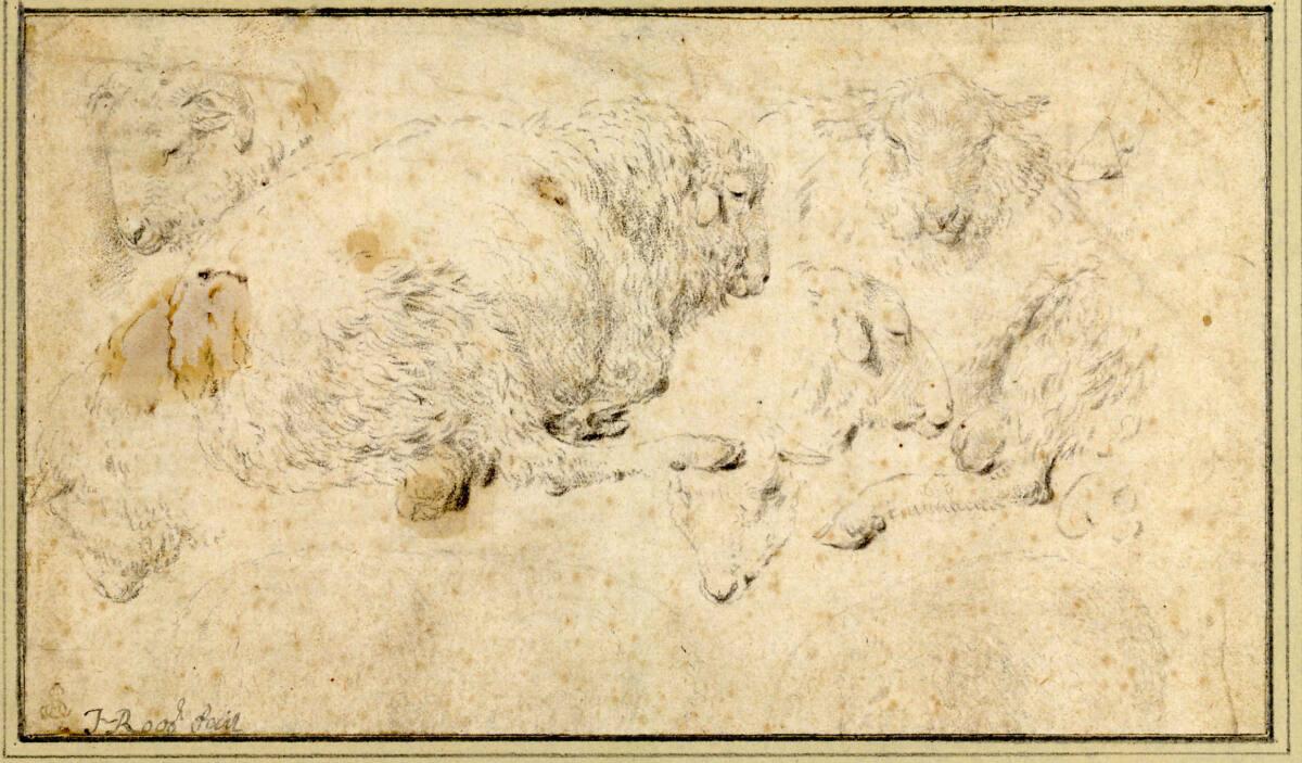 Johann Heinrich Roos, Schafe, Inv. Nr.: 3642