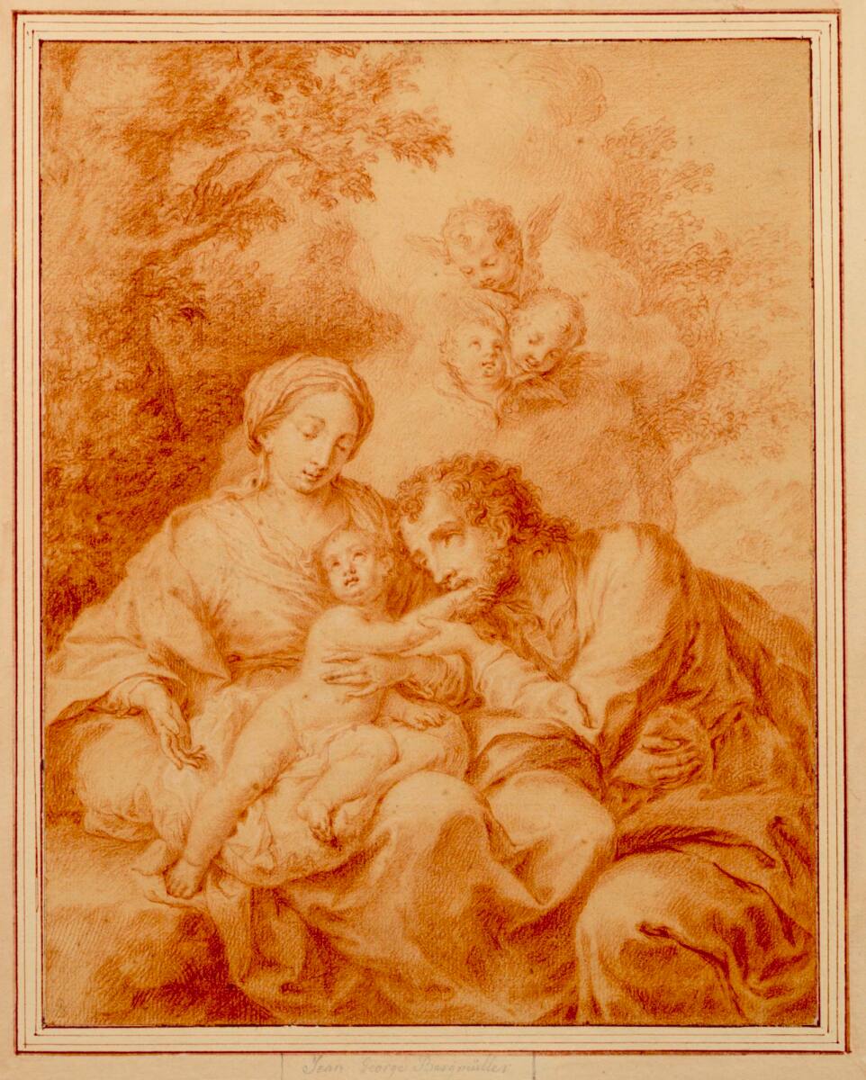 Heilige Familie, Johann Georg Bergmüller, 1726