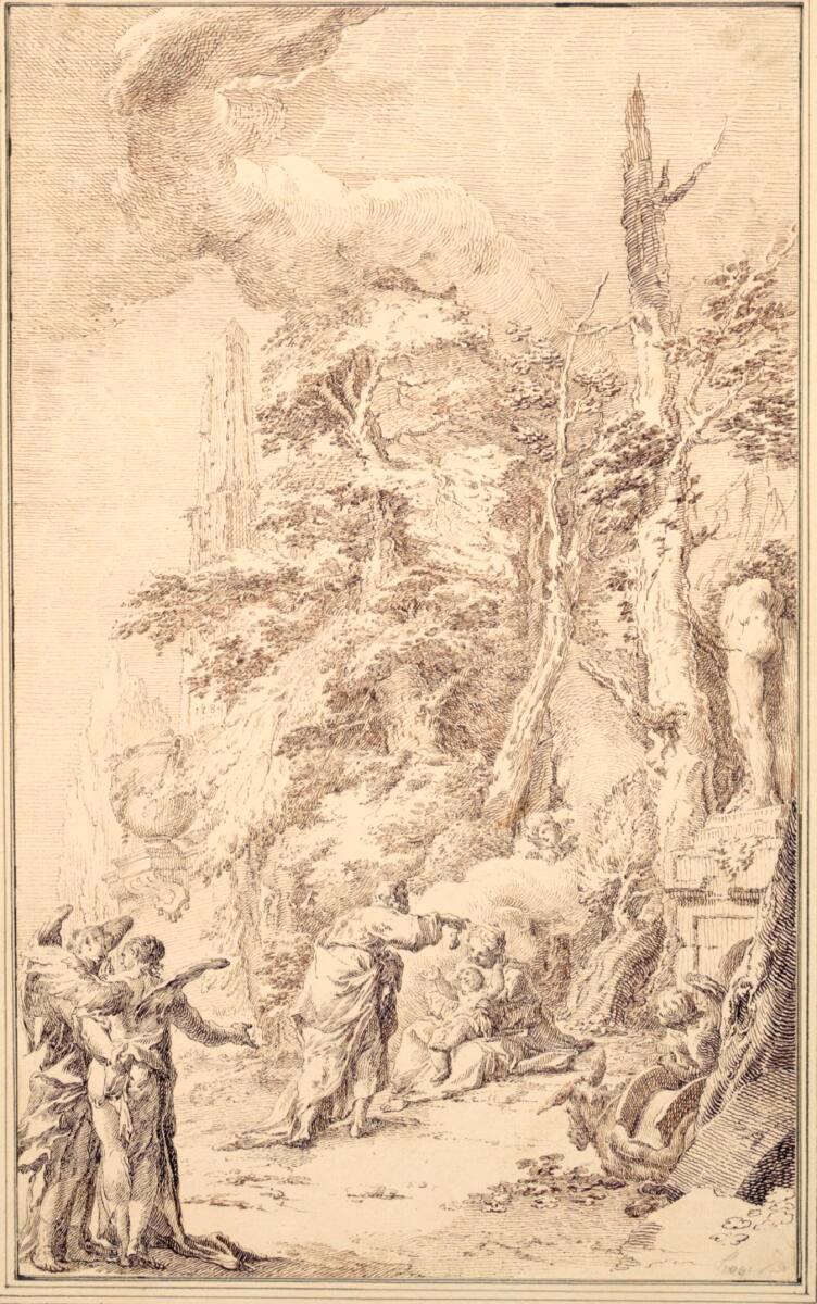 Franz Sigrist, Ruhe auf der Flucht nach Ägypten, Inv. Nr.: 3908