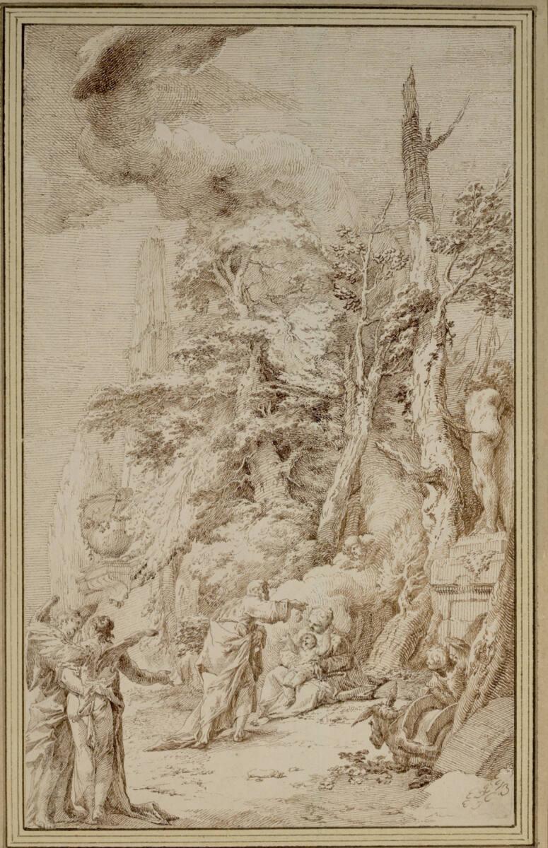 Anonym, Ruhe auf der Flucht nach Ägypten, Inv. Nr.: 3909