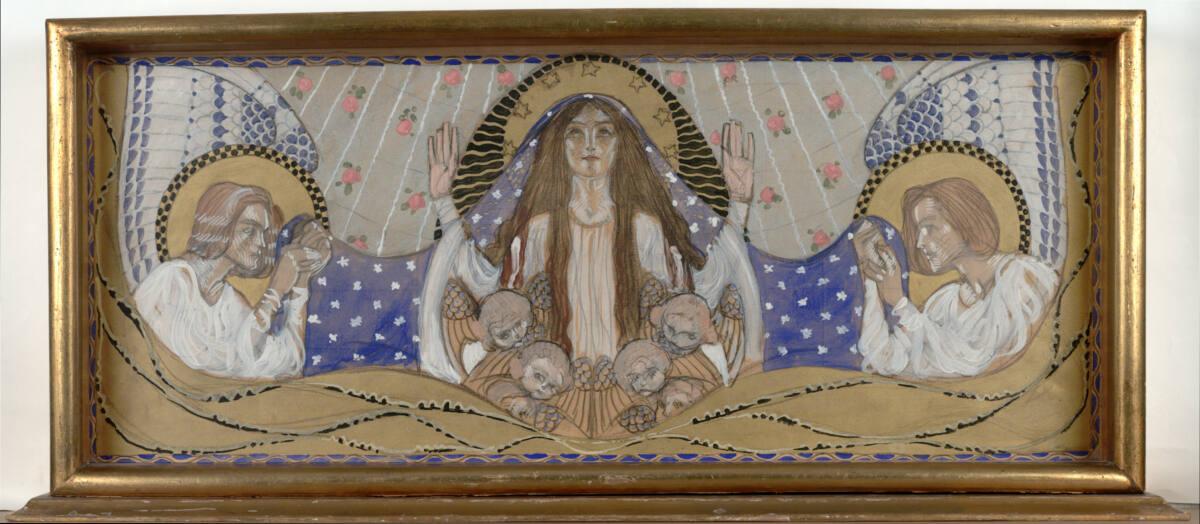 Koloman Moser, Altarentwurf für die Kirche am Steinhof, Wien, Inv. Nr.: 37663