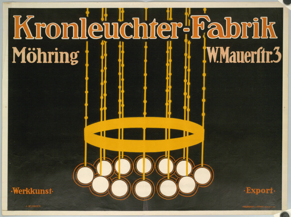 Kronleuchter-Fabrik; Möhring; Werkkunst; Export, Berlin KunstanstaltHollerbaum&Schmidt