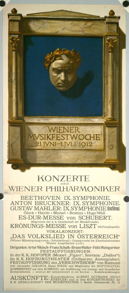 Philip Alexius de László, WIENER MUSIKFESTWOCHE 21. JUNI - 1. JULI 1912; KONZERTE DER WIENER PH…
